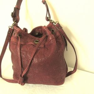 Sundance Italian Leather reddish brown purse